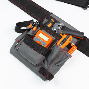 Sac de ceinture pour outils YB-012, 15-19 poches, fermeture à boucle réglable, pour charpentiers et installateurs - Product Image 4