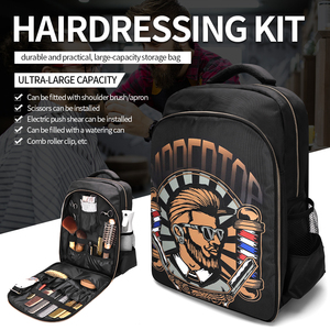 Bolsa de Herramientas de Peluquería Portátil <span class=keywords><strong>WangDa</strong></span> para Máquinas de Cortar Cabello y Suministros, Organizador Profesional para Salón de Belleza y Viajes - Product Image 1