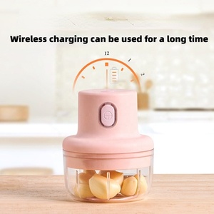 Mini presse automatique Machine à ail électrique intelligente Hachoir à aliments sans fil 100/250ml - Product Image 5