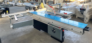 Travail du bois <span class=keywords><strong>menuiserie</strong></span> bois contreplaqué mélamine découpeuse 45 degrés verticale équerrage Table scie panneau coulissant scie Machine - Product Image 4