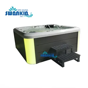 Swankia Balboa Systeem Usa Acryl Hot Tub Outdoor Swim Spa Met Tuinhuisje/Party Badkuip Met Tv Whirl Pool