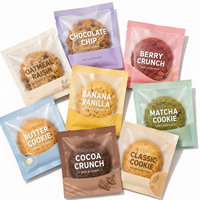 Sacs d'emballage pour biscuits transparents, petits et personnalisés, en plastique laminé de qualité alimentaire, thermoscellables, pour boulangerie