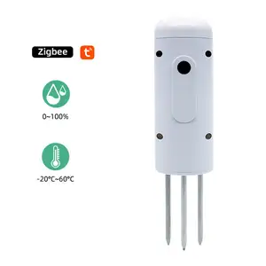 Smart Tuya Zigbee 3.0 Ip67 Range 0-100% Temperatuursensor Detector Tester Vochtigheid Bodemvocht Meter