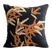 Coussin, Nouveau canapé de salon de style chinois, Coussin en velours, Broderie rétro française, Sensation haut de gamme, Lit de luxe léger