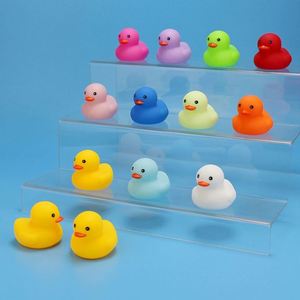 Custom Shape Logo Plastic Classic Colorful Little Yellow Duck Baby <b>Bath</b> Toy Squeeze-to-Squeak Stall Decoration Car Ornament - Product Image 6