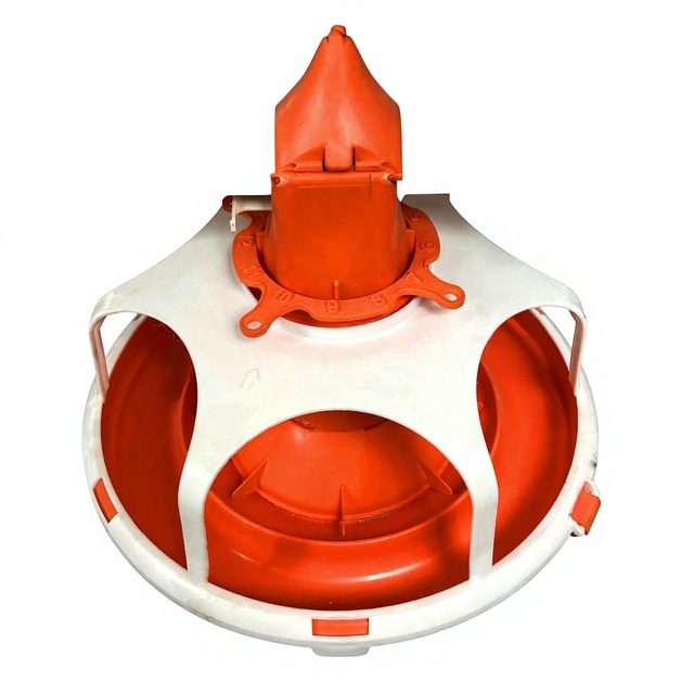 Automatic Layers Feed Pan Feeding System Machine PP Material 1 Year Warranty Poultry Farming Equipment