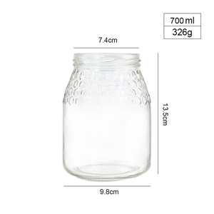 Venta al por mayor 740ML <span class=keywords><strong>Precio</strong></span> <span class=keywords><strong>de</strong></span> fábrica <span class=keywords><strong>de</strong></span> lujo <span class=keywords><strong>Miel</strong></span> Tarros <span class=keywords><strong>Miel</strong></span> Olla <span class=keywords><strong>de</strong></span> vidrio para <span class=keywords><strong>1</strong></span> <span class=keywords><strong>kg</strong></span> <span class=keywords><strong>de</strong></span> <span class=keywords><strong>miel</strong></span> con Twist Off - Product Image 3