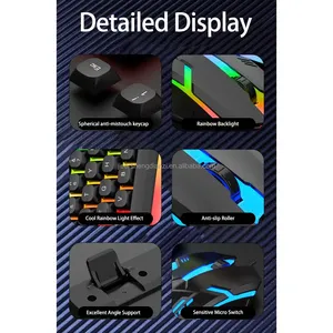 JSGAMING Nuevo Teclado y Ratón para Juegos, Interfaz USB, Cableado, Retroiluminado, Modelo 093efce1-7d64-4f53-98e7-ced201030954 - Product Image 5