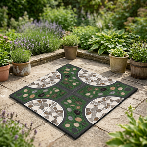 Best Quality 40x40cm Heavy Duty Non-Slip Porcelain Parking Tiles - Digital <b>Matt</b> Finish Ceramic <b>Floor</b> Tiles - Product Image 1
