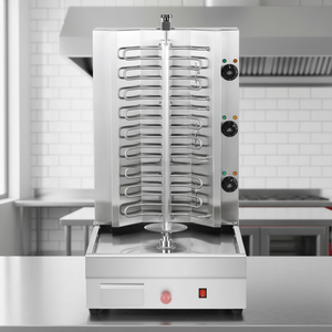 Attrezzatura da Cucina Commerciale, Macchina Automatica per Kebab e Shawarma a 3 Bruciatori in Acciaio Inox da 8KW - Product Image 3