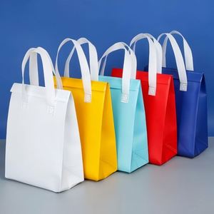 Sac isotherme personnalisé en non-tissé avec feuille d'aluminium pour livraison de repas - Product Image 4