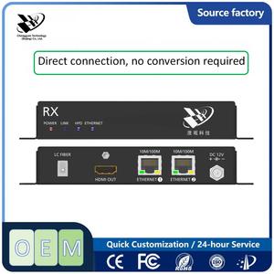 CGT 4K per Estensore di Fibra Ottica 100M <span class=keywords><strong>Ethernet</strong></span> 20KM Trasmissione a Lunga Distanza Non Compressa Ricetrasmettitore in Fibra Ottica con Alloggiamento in Metallo per Esterni - Product Image 6