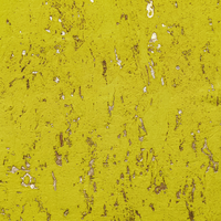 Revêtement mural en liège insonorisant avec feuille d'or, rouleau texturé pour les murs des hôpitaux