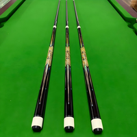 En stock, vente en gros, queue de billard américaine pour le jeu de neuf boules, 1/2 sectionnable, pointe large de 13 mm, prix abordable