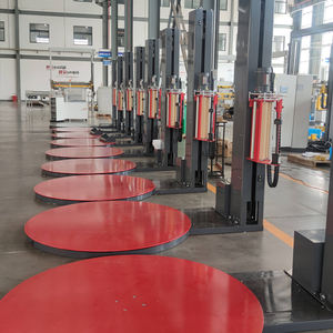 באופן מלא אוטומטי Conveyorized פטיפון למתוח גלישת מכונת מזרן למתוח סרט מראש למתוח גלישת מזרן מכונה עטיפת - Product Image 6