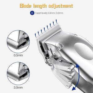 Tondeuse professionnelle électrique Rechargeable pour hommes, rasoir à <span class=keywords><strong>barbe</strong></span>, coupe-cheveux, rasoir sans fil - Product Image 4