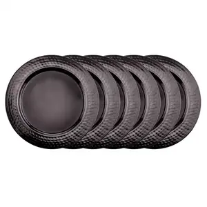 Vaisselle de qualité supérieure Plaque de présentation en métal Durable Élégant Fini Parfait pour les mariages, les banquets et les événements gastronomiques - Product Image 4