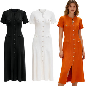 <span class=keywords><strong>Robe</strong></span> de luxe 2026 style célébrité de la mode française, style <span class=keywords><strong>petite</strong></span> fragrance, toutes saisons, <span class=keywords><strong>à</strong></span> fines <span class=keywords><strong>bretelles</strong></span>, en jacquard torsadé, coupe ajustée - Product Image 5