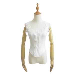 Nuovo gilet estivo in maglia interna Patchwork di <span class=keywords><strong>pizzo</strong></span> americano - Product Image 4
