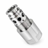Corps de soupape de décharge hydraulique pour excavatrice, usiné sur mesure CNC, en acier inoxydable, usinage de précision OEM, certifié IATF 16949, directement de l'usine