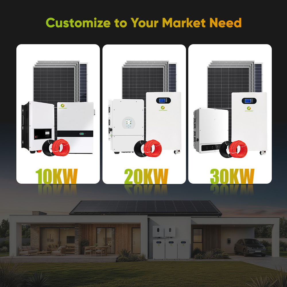 Off Grid Solar Energy System 10Kw 20Kw 30Kw Solar Hybrid Inverter Complete Set With Smart Bms · image 2
