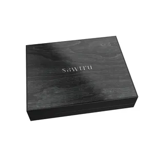 Деревянная коробка, Арабская деревянная коробка, специальная пустая черная Экологичная деревянная подарочная упаковочная коробка