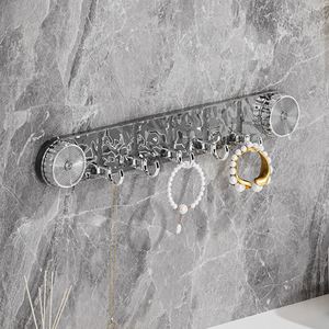 Rotating Suction Cup Corrugated <b>Hook</b> 5 <b>Hooks</b> Punch-Free Robe Coat Hangers Wall Mounted Reusable Sundries Storage <b>Hook</b> - Product Image 4