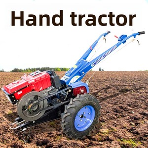 Arado de arrastre agrícola de doble propósito para arrozales y tierras secas, con scarificación, labranza rotativa y movimiento a pie, de cuatro ruedas motrices - Product Image 2