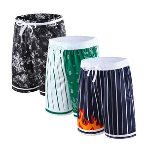 Groothandel Fabriek 100% Polyester Gesublimeerde Ademend Snel Droogende Streetwear Training Dubbele Mesh Basketbalshorts - Product Image 5