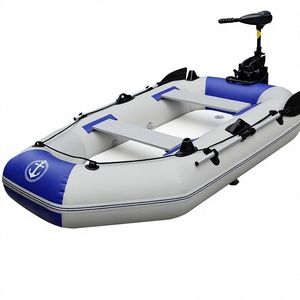 Bateau pneumatique épaissi en caoutchouc, kayak, bateau <span class=keywords><strong>de</strong></span> pêche pour 2/3/4 personnes, fond rigide - Product Image 1