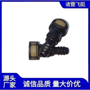 Airship Automotive <b>Quick</b> Connect Fitting 12.61-14X1.5 Straight Through Nylon Tube Black Plastic <b>Connector</b> - Product Image 2