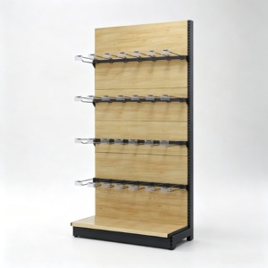Sistema de Estanterías de Almacenamiento Multicapa de Acero y Madera para Organización de Zapatos, Ropa y Abrigos en Supermercados y Cocinas - Product Image 3