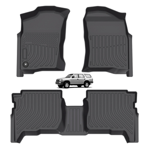 Tapetes 3D de TPE para Auto para Todo Clima, Alfombrillas Interiores para <span class=keywords><strong>Toyota</strong></span> 4Runner 1996 - 2002 N180 Hilux Surf / Hilux SW4 3ª Gen - Product Image 1
