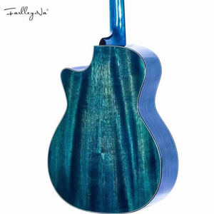 Guitarra Acústica Azul Farley Na de 41 Pulgadas con Acabado Brillante, Calidad de Rendimiento y Personalización - Product Image 4