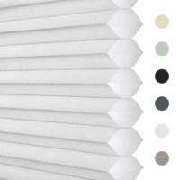 Tissu pour stores alvéolaires imperméable en non-tissé spunlace semi-occultant blanc 25 mm sur mesure