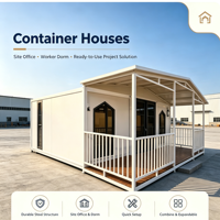 Nouvelle Maison Conteneur Rectangulaire Moderne Tiny Homes NewGen 20FT – Appartement Étanche au Design Contemporain avec Cadre en Acier Respirant