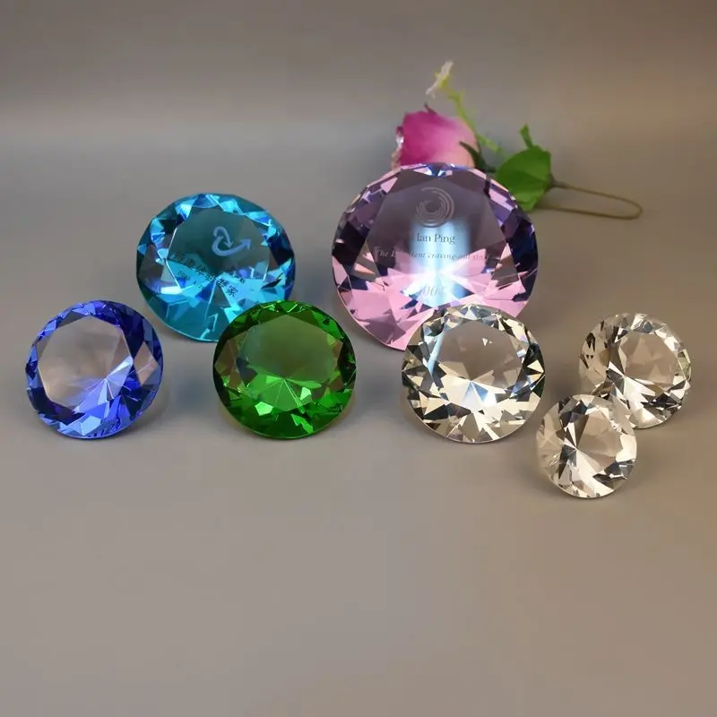 Bruiloft Gunst Decoratieve Glas Diamanten MH-9447