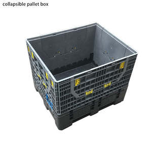 Wholesale For Sale Agriculture Bulk Collapsible Plastic Pallet Bin Customized Food Garde Collapsible Pallet Containers