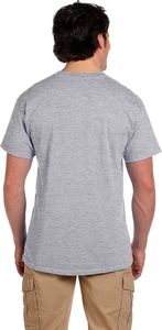เสื้อยืดคอกลมสำหรับผู้ชายรัดรูปสำหรับออกกำลังกายในยิมแห้งเร็วและมีความชื้น - Product Image 4