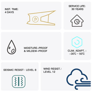 新デザイン モダン スチール プレハブ住宅 スペースカプセル 移動式住宅 ホテル リゾート モバイルプレハブ タイニーハウス コンテナ - Product Image 4