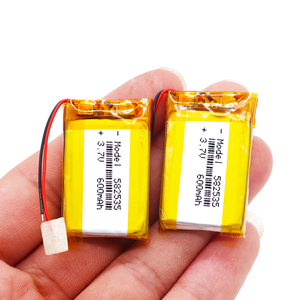 Пользовательский 582535 600 мАч 3,7 в литий-полимерный аккумулятор, литий-ионные аккумуляторные батареи, литий-полимерные аккумуляторы - Product Image 1