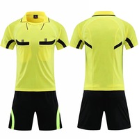 Nouvelle arrivée Football Juge Uniformes Arbitre Vêtements Football Arbitre Maillots Kit Football Jersey