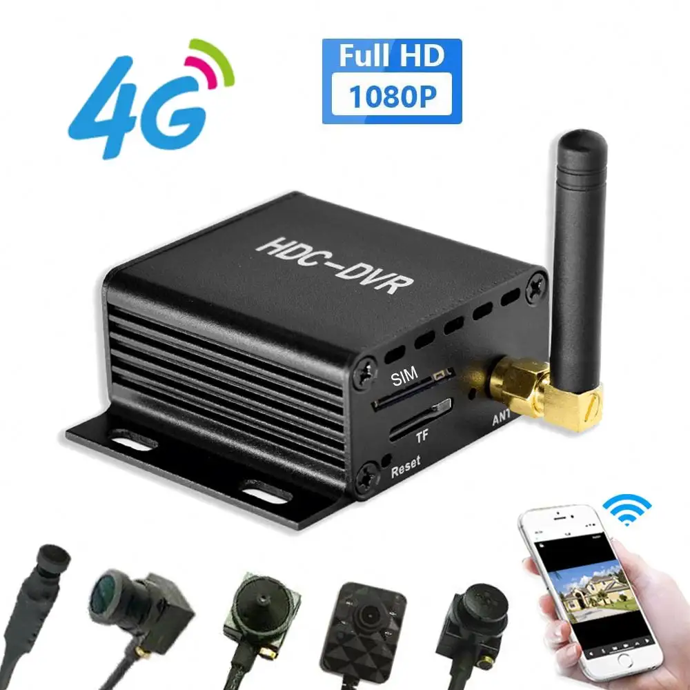 Draadloze 4G Simrecorder Mini HDC-DVR Video Audio Bewegingsdetectie Tf Kaart Recorder Voor Camera 1080P Ahd Video Micro Camera