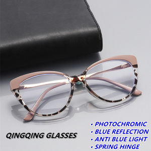 Lunettes Photochromiques pour Femmes Anti-Reflet Lumière Bleue Monture TR90 Œil de Chat Charnière à Ressort 2026 - Product Image 2