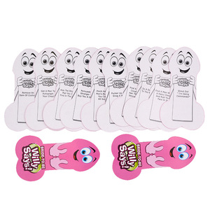 Juego de Cartas Divertidas Willy Says, 24 Piezas/Paquete, Estilo con Forma de Pene, para Fiestas, Discotecas, Bares, Entretenimiento, Día de San Valentín, Despedida de Soltera - Product Image 1