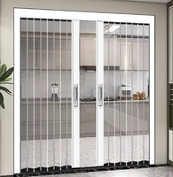 Fabricant chinois de portes pliantes coulissantes imperméables, portes accordéon pliantes, serrure, matériau en aluminium + polycarbonate pour utilisation sur balcon