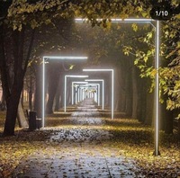 Bandes lumineuses LED solaires extérieures IP65 en aluminium, alimentées par courant alternatif, 6000K lumière du jour, contrôle par capteur, garantie 5 ans pour jardin