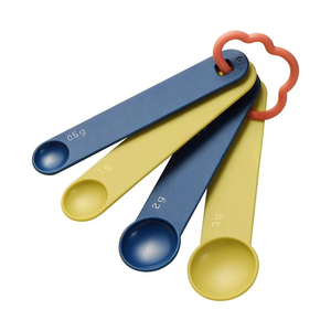 Bán buôn nhà bếp công cụ đo lường dễ dàng lưu trữ Stackable thực phẩm an toàn nhựa đo thìa - Product Image 1