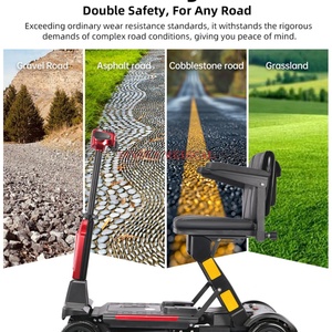 Hot <b>Sale</b> Fully Automatic Folding Electric <b>Scooter</b> Intelligent Remote Control Portable Mobility <b>Scooter</b> <b>for</b> Adults - Product Image 4