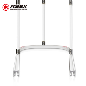 Tường Gắn S Gấp Theo Dõi Bệnh Viện Giường Đường Ray Tùy Chỉnh Của Nhãn Hiệu Im Lặng Nhôm Điện Di Linh Hoạt Rèm Đường Sắt - Product Image 2